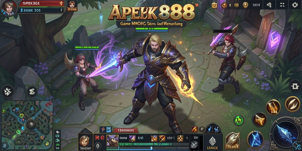 Tampilan gameplay APEK88 yang memukau di dunia MMORPG.