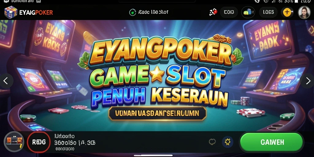 Tampilan gameplay Slot EYANGPOKER yang seru dan menarik.