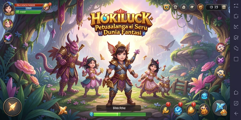 Screenshot gameplay HOKILUCK menampilkan petualangan seru dan grafis menawan.
