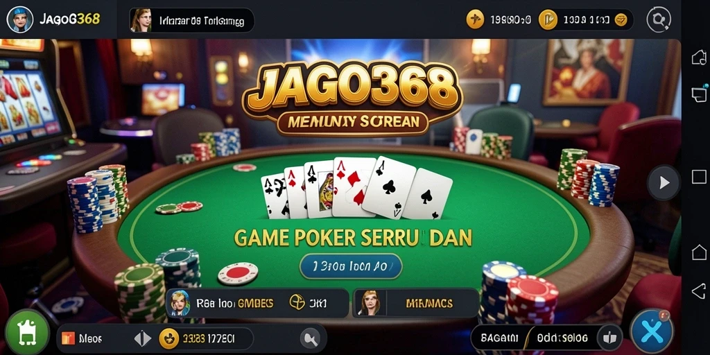 Gameplay JAGO368 yang menampilkan aksi poker yang mendebarkan.