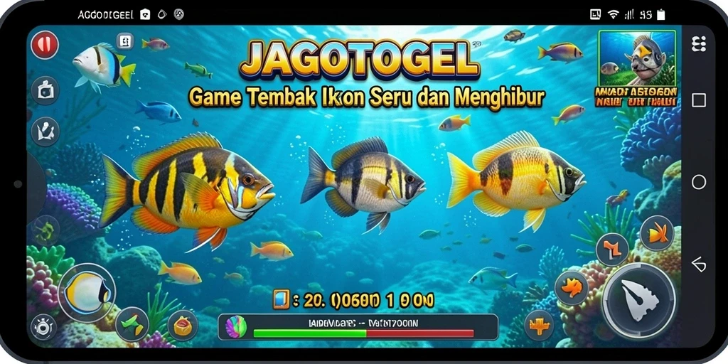Tampilan seru permainan Tembak Ikan di JAGOTOGEL.