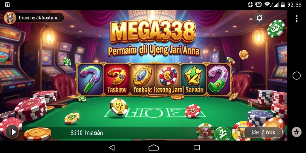 Tampilan gameplay MEGA338 yang memukau dan interaktif.