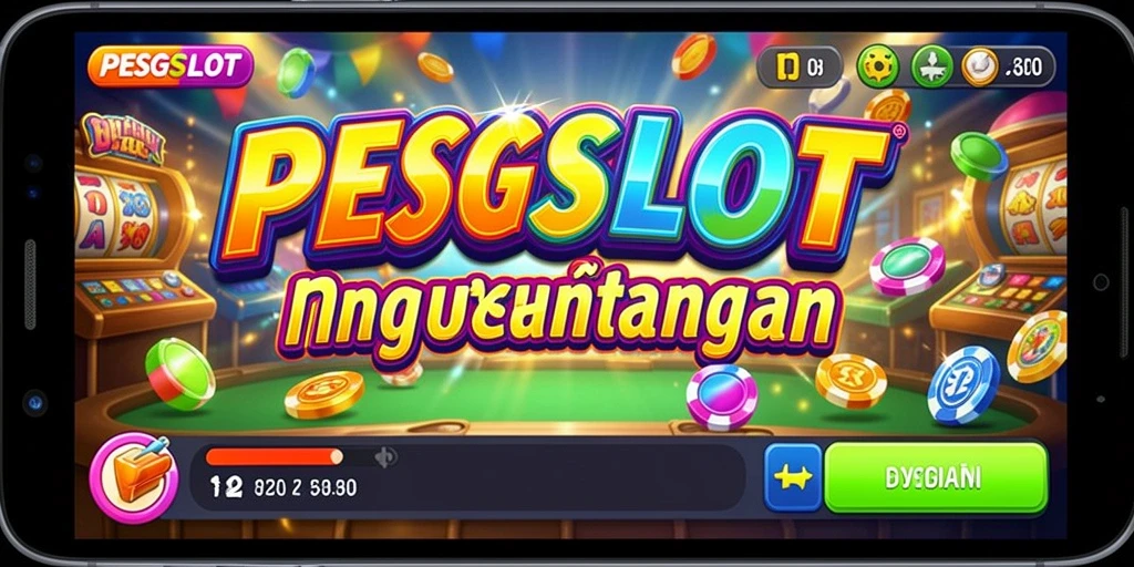 Tampilan gameplay PESGSLOT yang seru dan penuh warna.