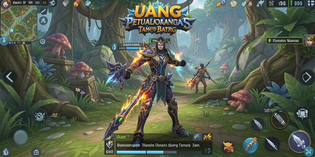 Tampilan seru dari gameplay UANG dalam dunia MMORPG yang menakjubkan.